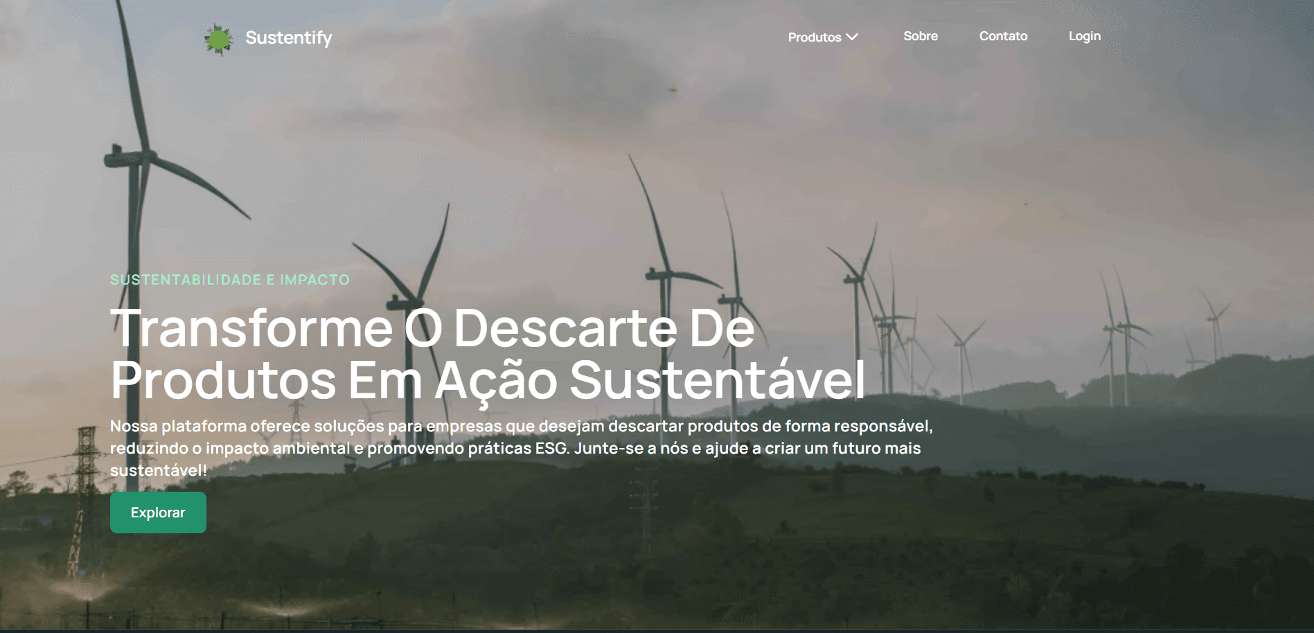 Imagem do projeto Sustentify